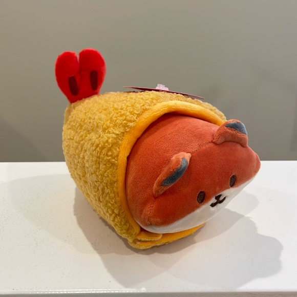NWT 6” Foxiroll in Shrimp Tempura Plush by Anirollz - Picture 2 of 7